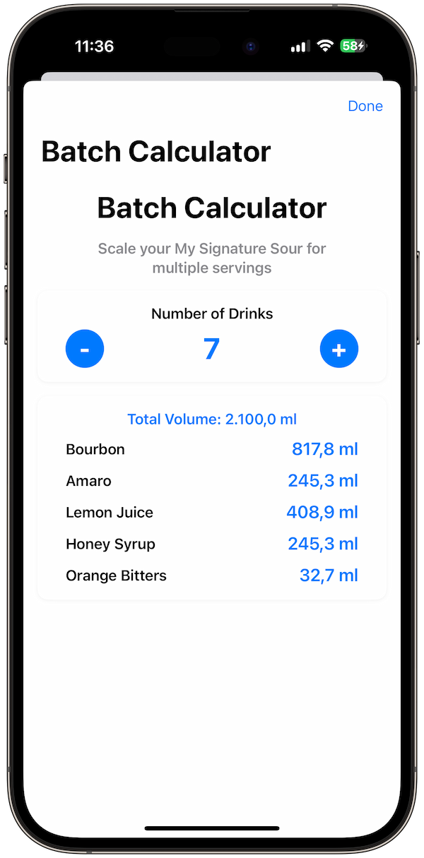 cocktail-calculator screenshot 5